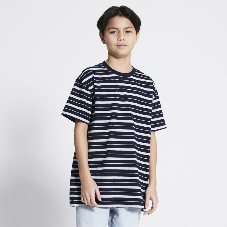 Striped Tee "Wilson stripe" Navy
